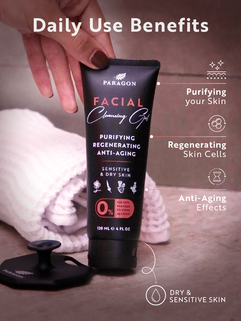 Facial Cleansing Gel – Sensitive & Dry Skin